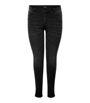ONLY Curves Black High Waist Skinny Jeans